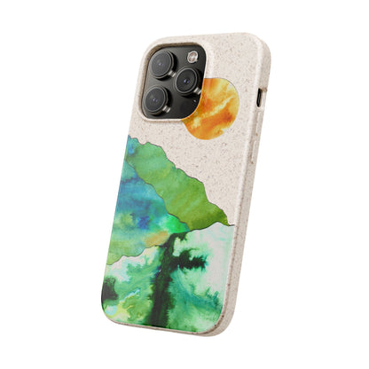 Biodegradable & MagSafe® Phone Case — Mountain Sunset