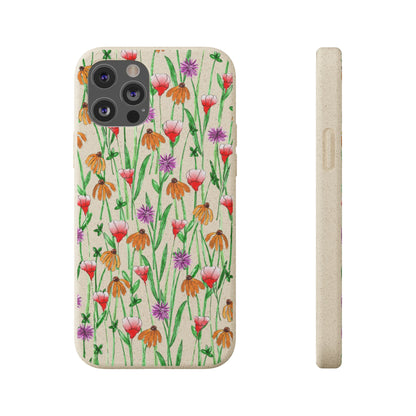 Wildflower Garden — Biodegradable & MagSafe® Phone Case