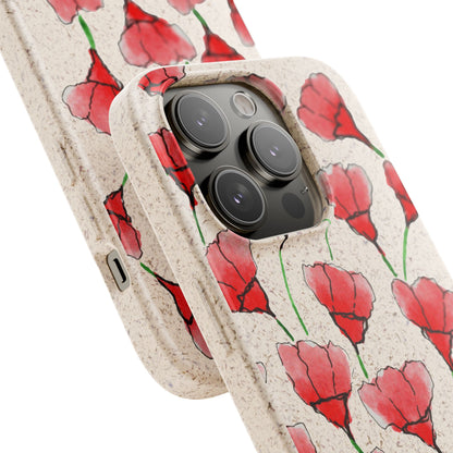 Biodegradable & MagSafe® Phone Case — Poppy
