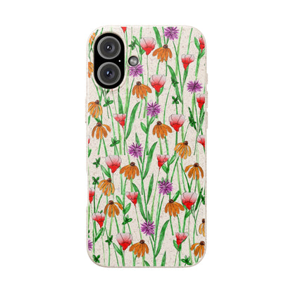 Wildflower Garden — Biodegradable Phone Case