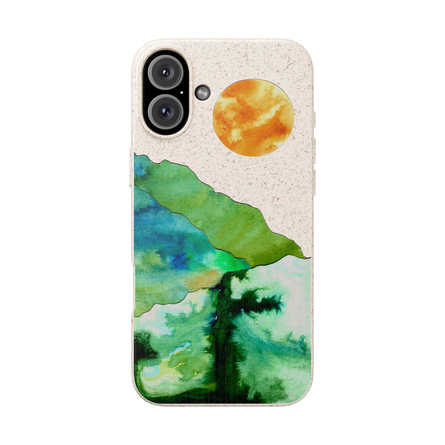 biodegradable & magsafe® phone case — mountain sunset
