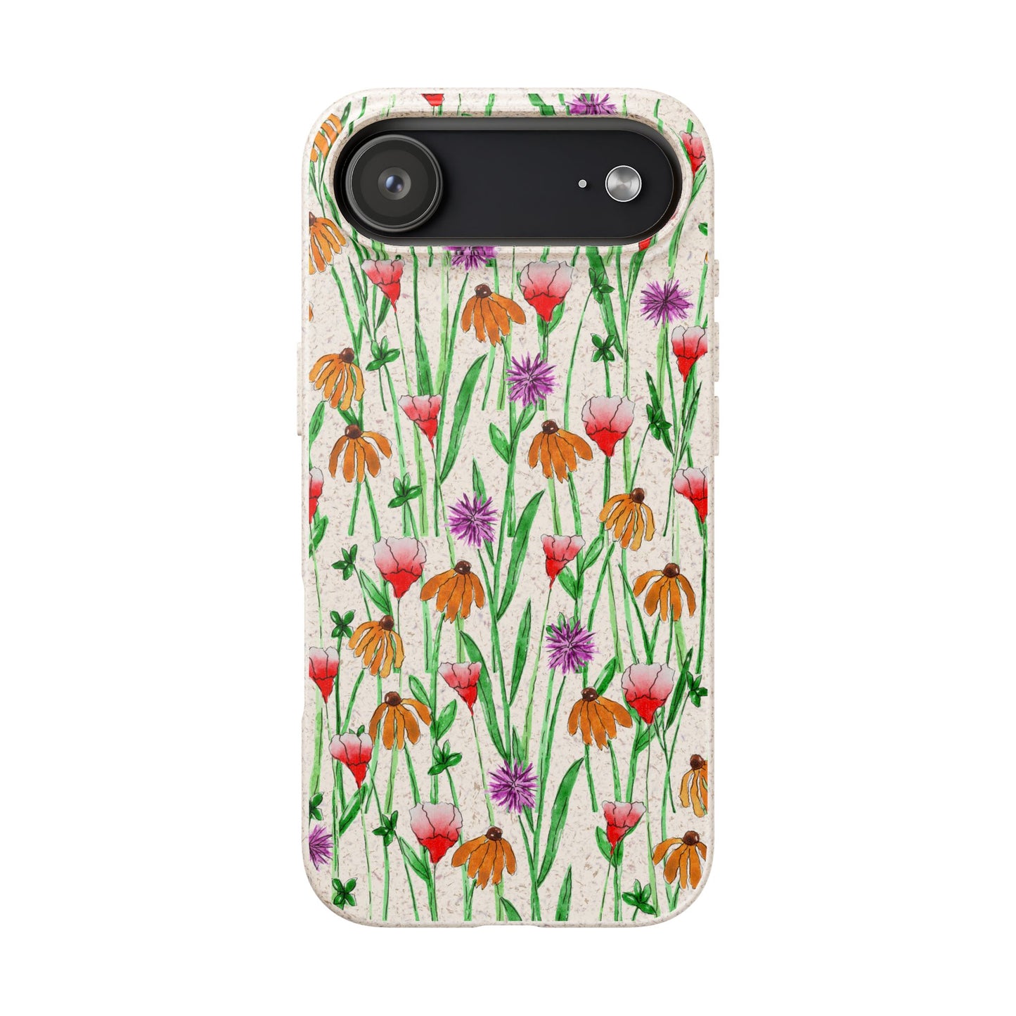 wildflower garden — biodegradable phone case