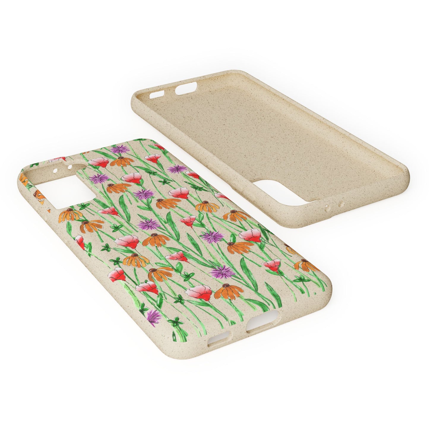wildflower garden — biodegradable phone case