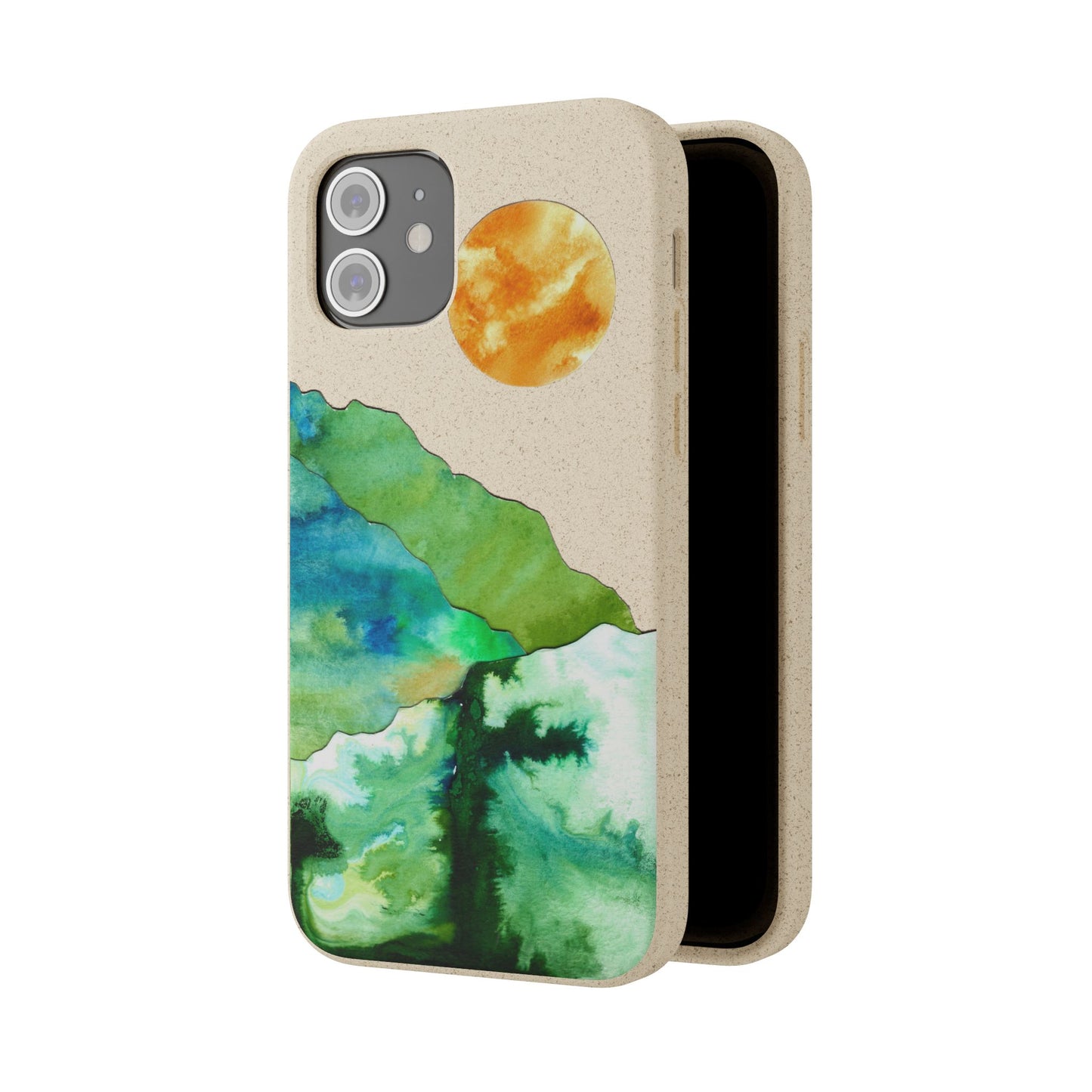 biodegradable & magsafe® phone case — mountain sunset