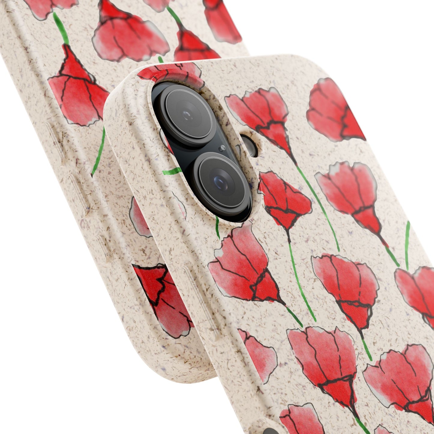 biodegradable & magsafe® phone case — poppy