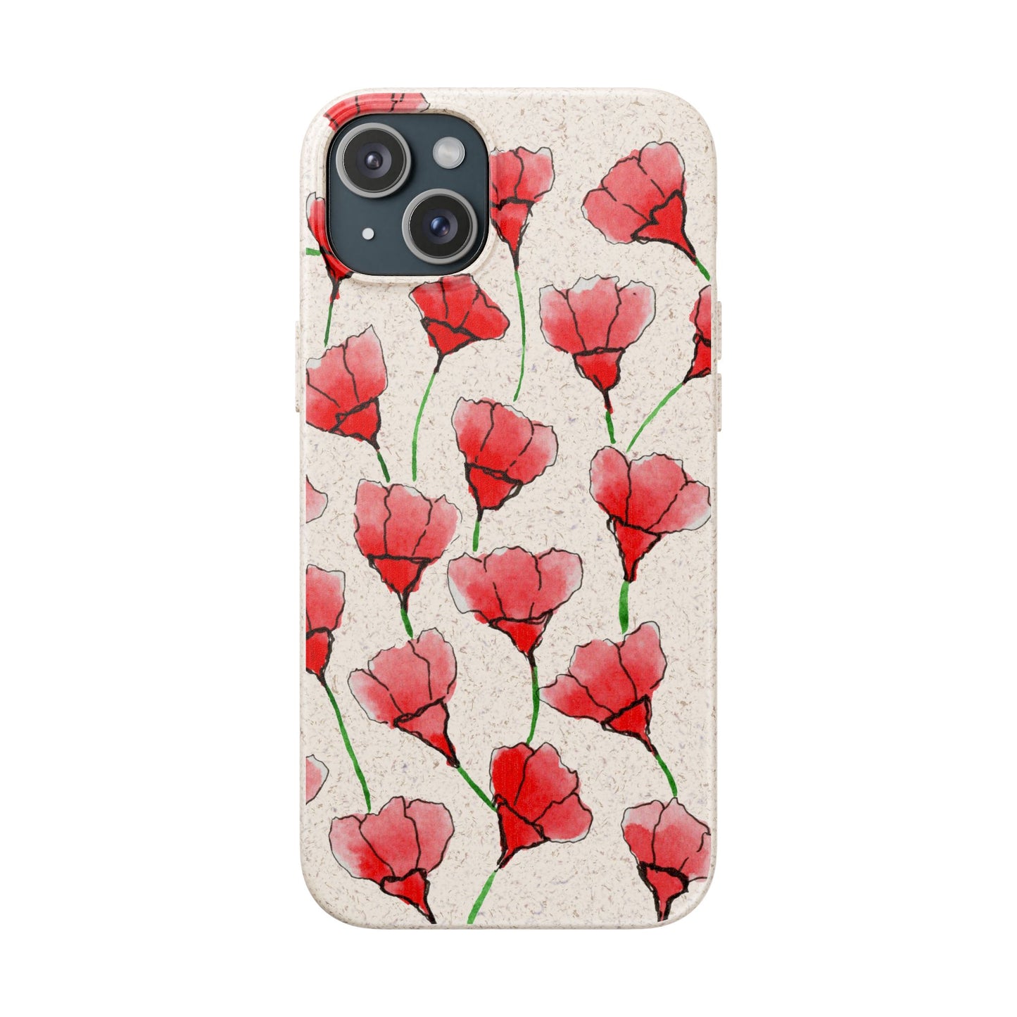 biodegradable & magsafe® phone case — poppy