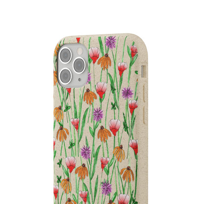 Wildflower Garden — Biodegradable Phone Case