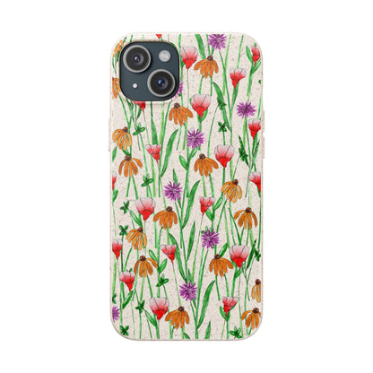 Wildflower Garden — Biodegradable Phone Case
