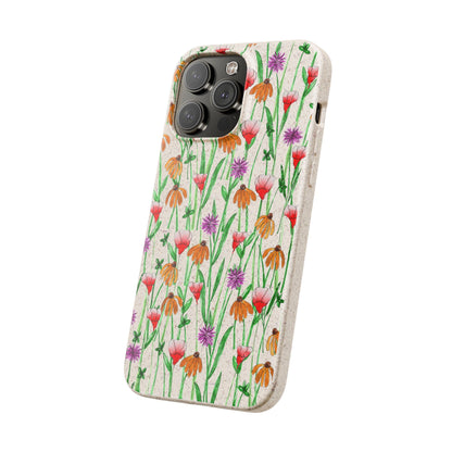 Wildflower Garden — Biodegradable & MagSafe® Phone Case