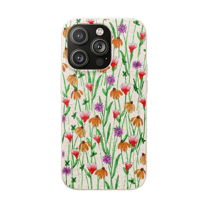 Wildflower Garden — Biodegradable & MagSafe® Phone Case