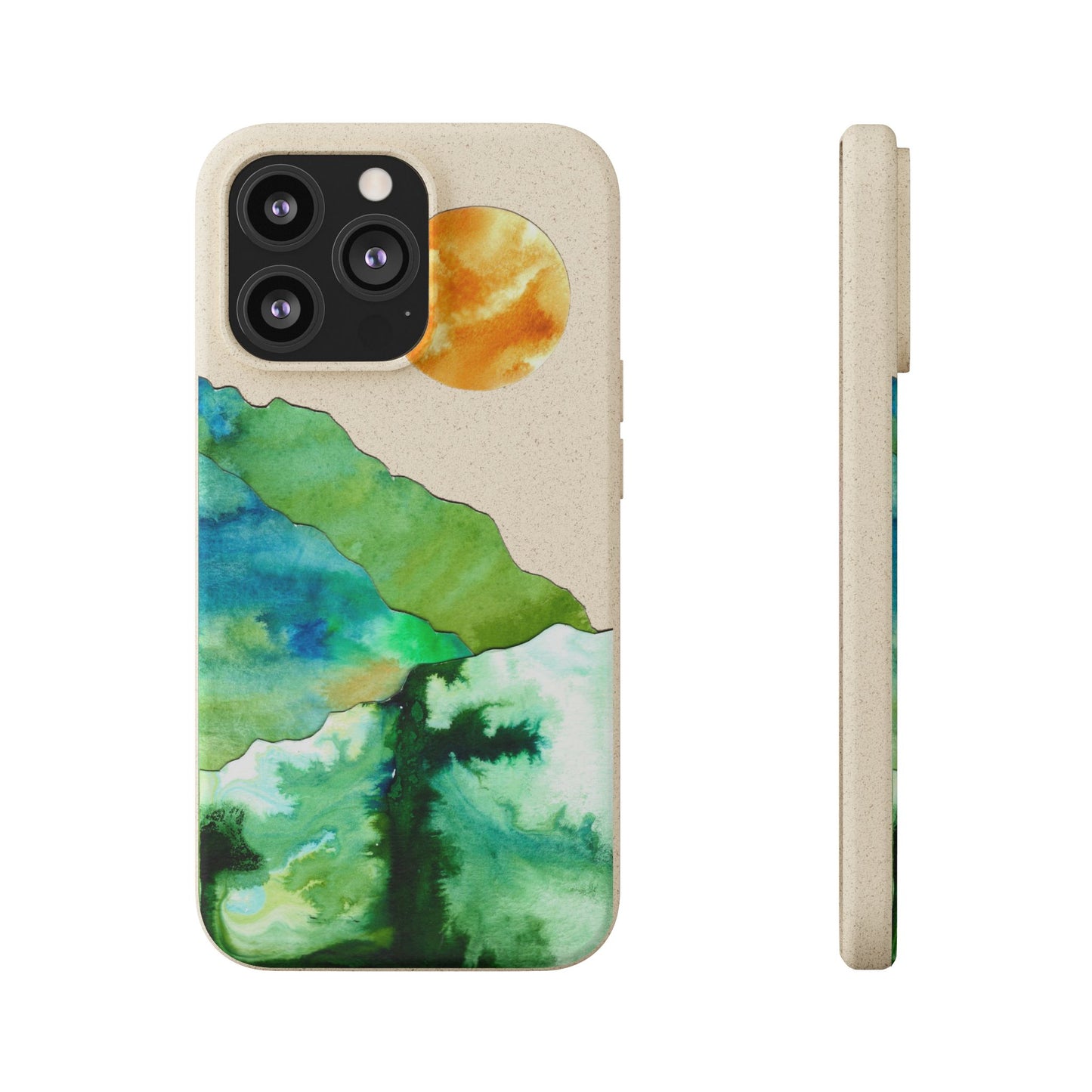 biodegradable & magsafe® phone case — mountain sunset