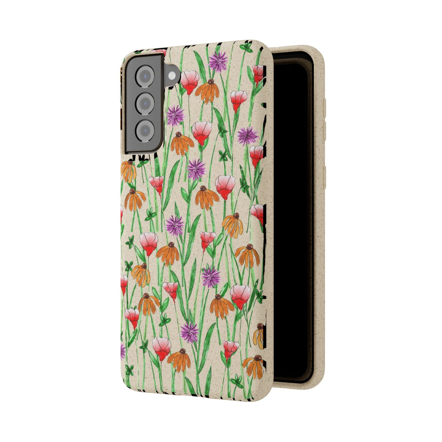 wildflower garden — biodegradable phone case